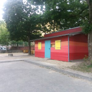 Leher Pausenhof - Bunte Bude