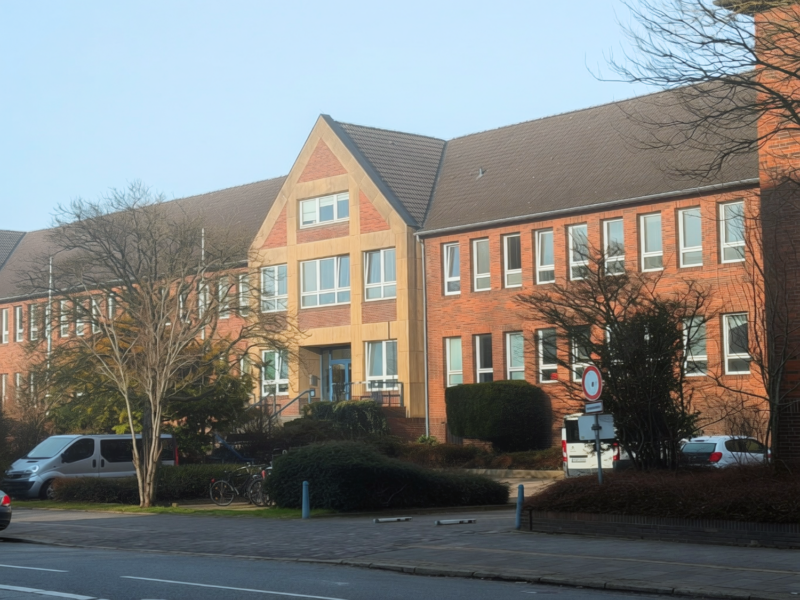 Das Gebäude des Integrationszentrum in der Wiener Straße von außen