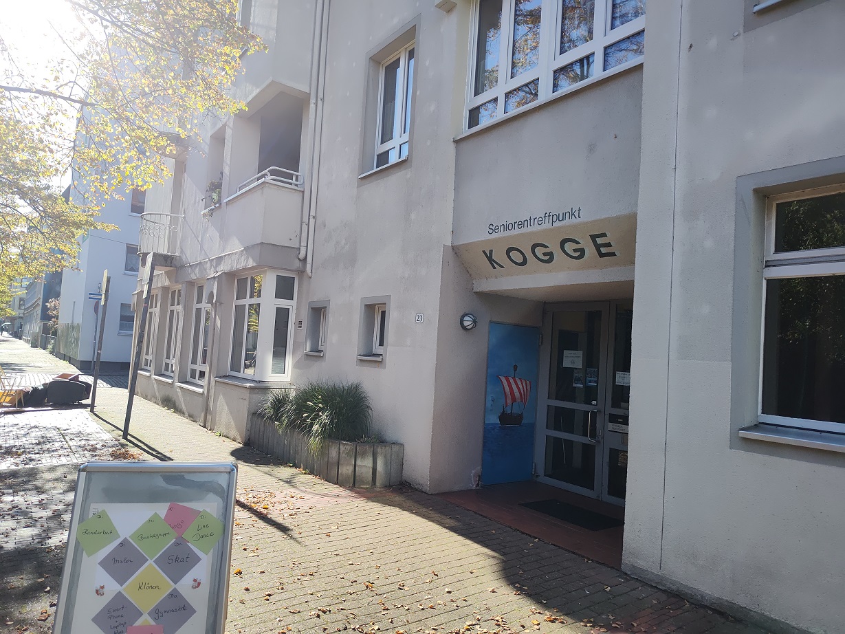 Hauseingang des Kogge Seniorentreffpunkt