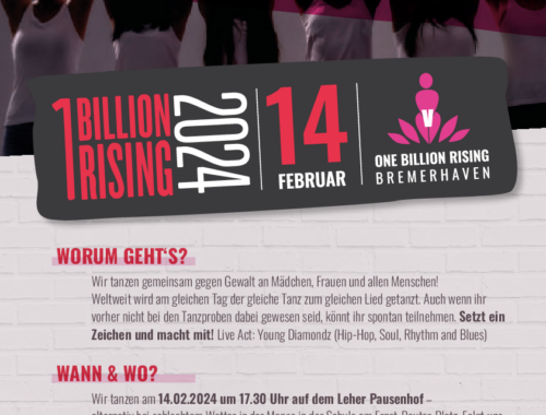 Plakat: One Billion Rising 2024