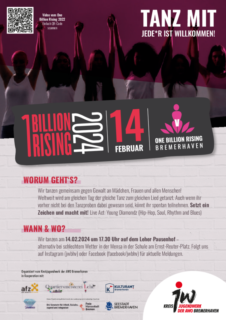 Plakat: One Billion Rising 2024