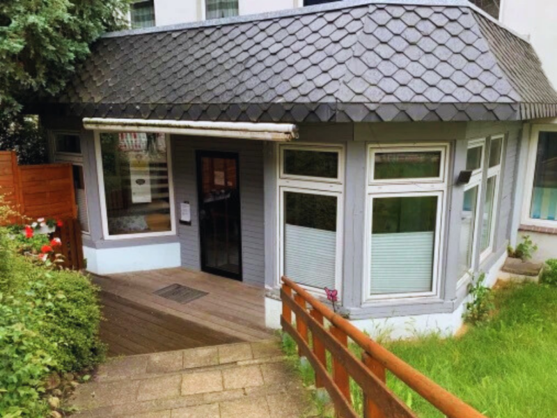 Das Gebäude des Sinti-Vereins von außen