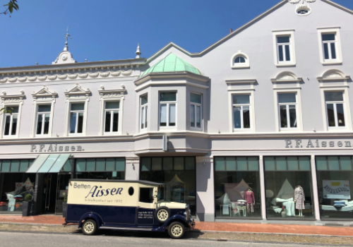 Lange Straße in Bremerhaven Lehe - Geschäft Schulze-Aissen
