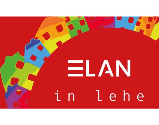 Rotes Bild mit Elan Schriftzug