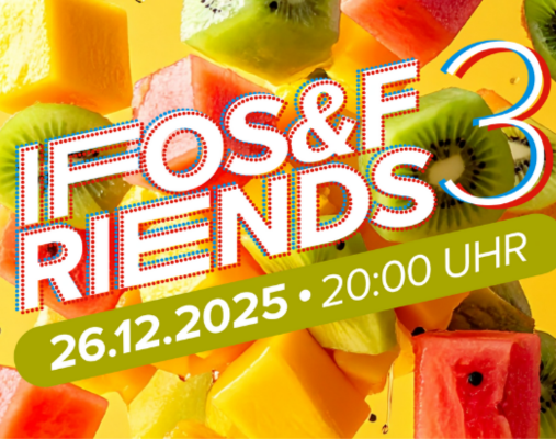 Foto von Früchtemix mit Veranstaltungshinweis