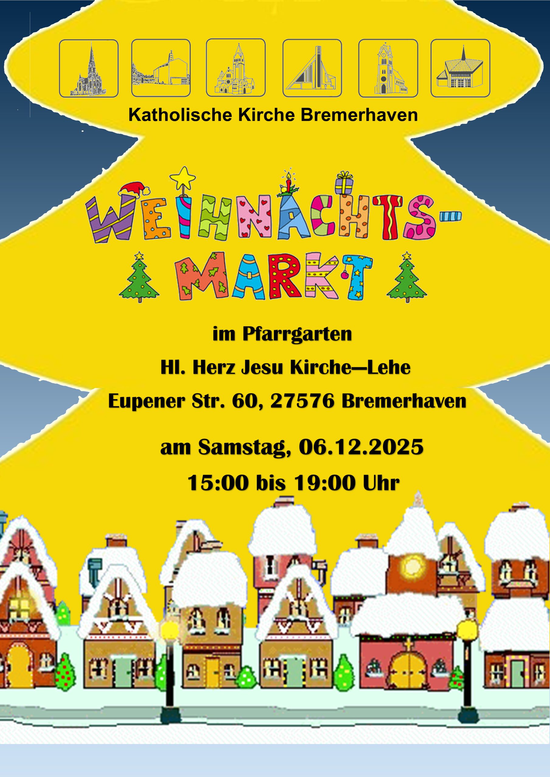 Flyer vom Weihnachtsmart