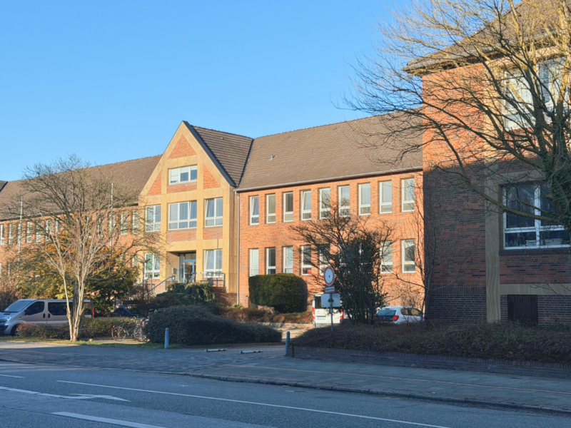 Das Gebäude des Integrationszentrum in der Wiener Straße von außen