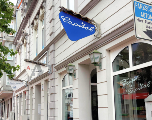 Die Eingangstür vom Capitol