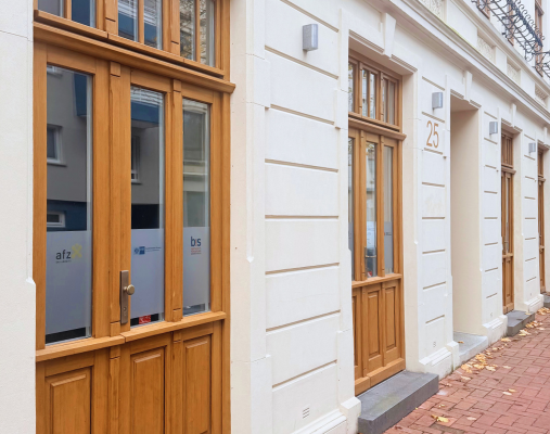 Der Eingang des Starthaus Bremerhaven