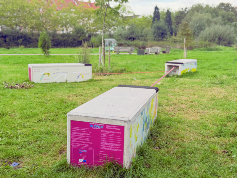 Die Slackline auf dem Zolli
